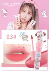 Flortte Lip Tint Matte Lip Moisturizing Lipstick Matte Lip Balm Mousse Mud Texture Moisturizing Lipstick High Color Non-fading Lip Gloss Long Lasting Popular Chinese Cosmetics 4 Colors 2.3g (01)