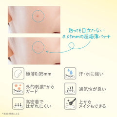 KOSE Clear Turn Sorry Bare Skin Kinishinai Patch Spot Patch CICA Patch 46 Pieces