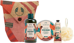 The Body Shop Official Holiday Body Care Bag, Spiced Orange