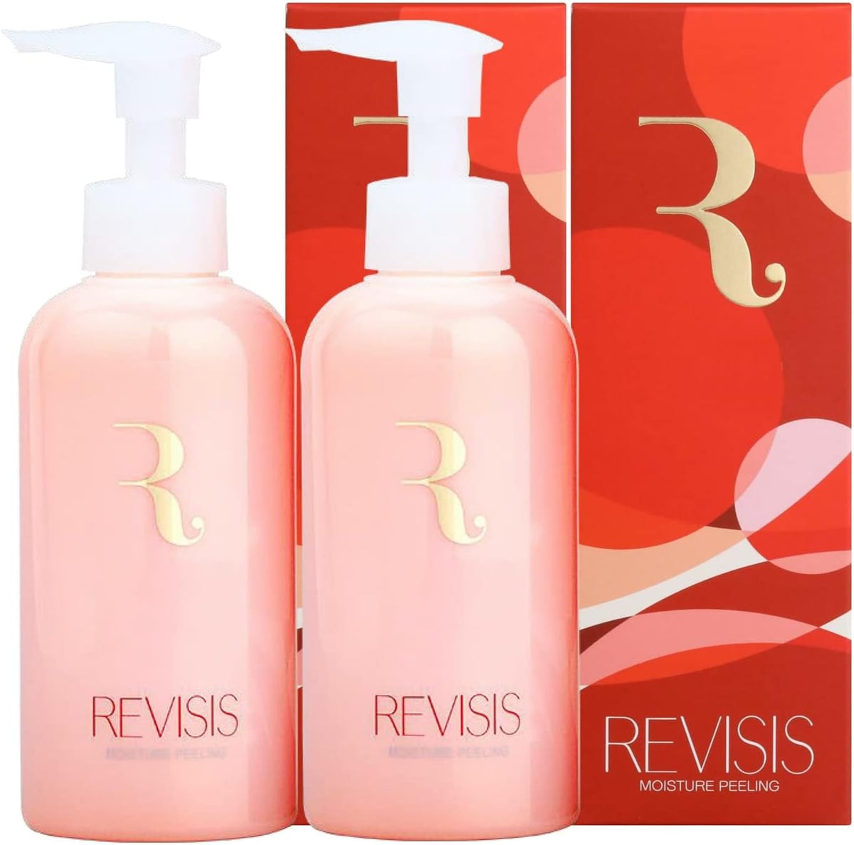 [Japanese Moisturizing] Set of 2 REVISIS Moisture Peeling 200g x 2 bottles Gentle peeling derived from amino acids Contains astaxanthin Double skin care for dead skin cells and sebum