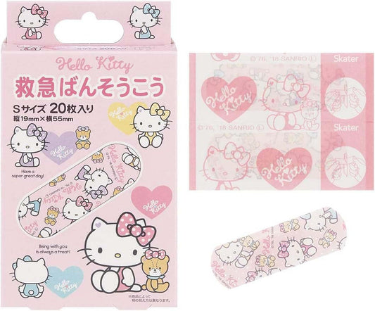 Amazon.co.jp only skater emergency bandage Size S 40 sheets (2 sets of 20 sheets) Bandage Hello Kitty Pastel Colorful Sanrio cut van QQB2-A