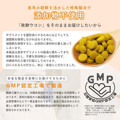 REIKO Supplement Contains 300 fermented turmeric grains No pouch added for 1 month additive-free spring turmeric purplish turmeric fermentation Made in Okinawa Prefecture