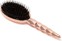 Francfranc French Shiv Dual Oval Hairbrush Shiny Pink Gold