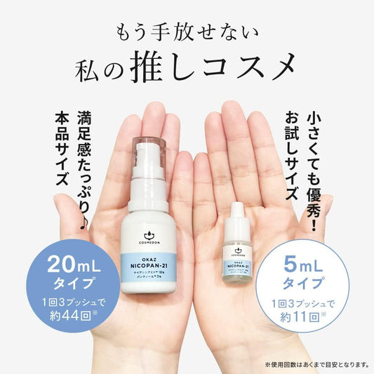 18% niacinamide panthenol beauty lotion 20ml COSMEDON Cosmedon Nico Pan 21 Dullness Transparency Made in Japan