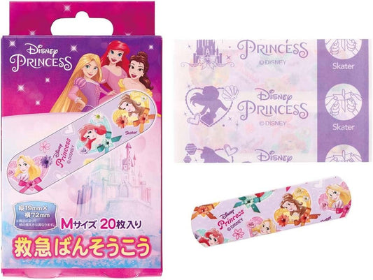 Amazon.co.jp only skater emergency bandage Disney Corporation Princess M size 40 sheets (2 sets of 20 sheets) Bandage made in Japan QQB1-A