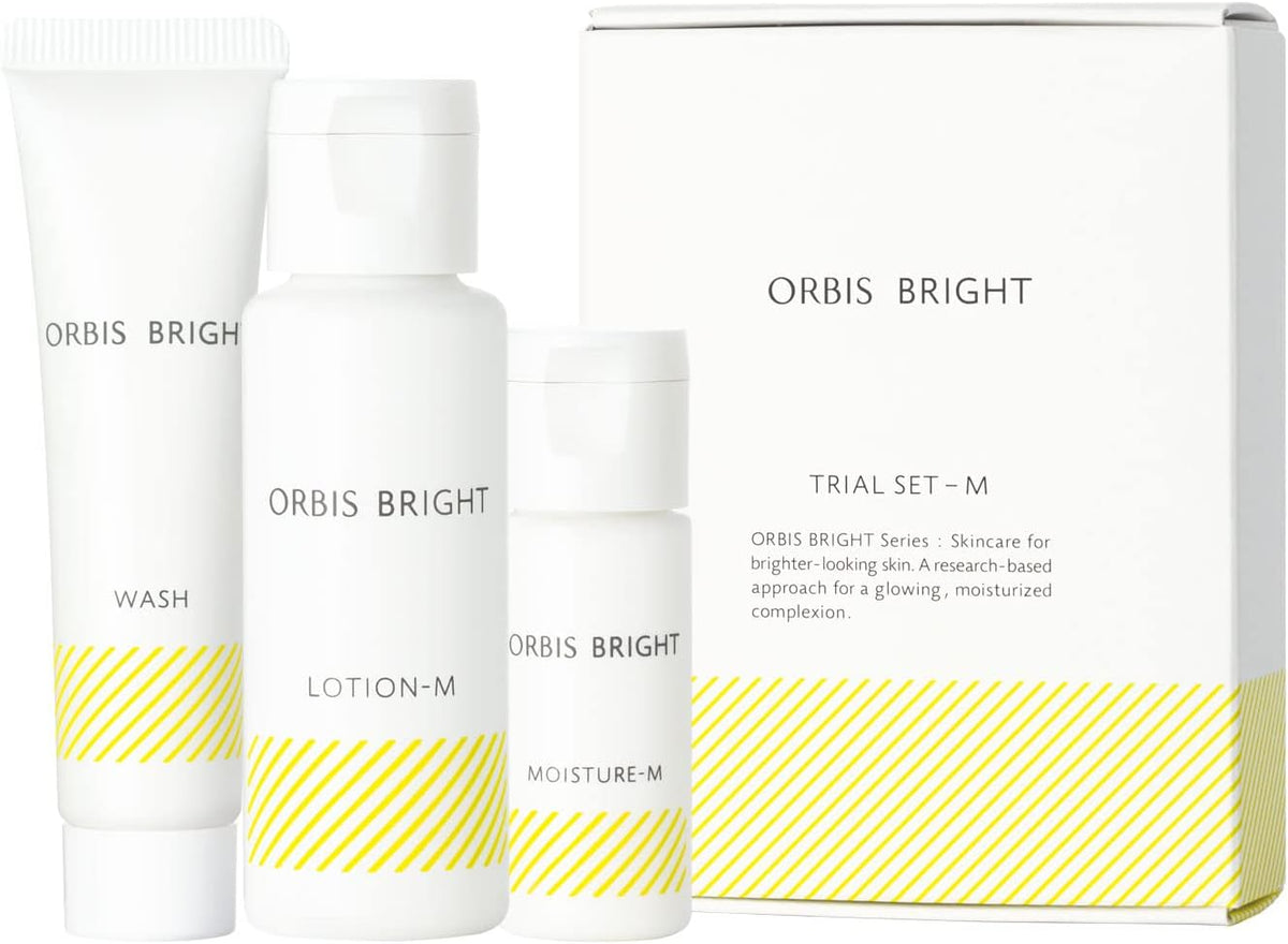 ORBIS Quasi-drug Orbis Bright Trial Set Facial Cleanser Lotion Moisturizer All-round Whitening Moisturizing Skin Care 1 week supply each Moist type