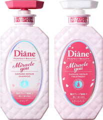 [Japanese Shampoo and Conditioner] Shampoo   Treatment Moisturizing 2023 Sakura Cherry Blossom Scent Diane Perfect Beauty Miracle You Set 450ml x 2