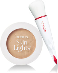 Revlon Skin Light Pressed Powder (Color Image: Fair and Glossy Skin SPF25 PA++) Foundation 10g (x 1) 102 Warm Base