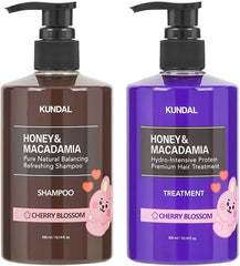 [Japanese Shampoo and Conditioner] KUNDAL/BT21/Hair Care Limited Set Kundal H M Shampoo 300ml   Treatment 300ml (White Musk Scent) 2 pieces assorted