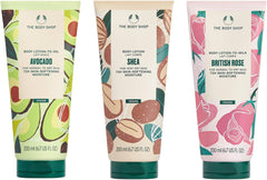 The Body Shop Milk In Body Lotion, British Rose, 7.8 fl oz (200 ml)