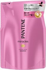 [Japanese Shampoo and Conditioner] Set of 2 Pantene Miracles Color Shine Shampoo Refill 420mL x 2