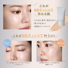 FASIO Airy Stay BB Tint UV 02 Light Beige 30g Waterproof Sebum Proof SPF50+/PA++++ Sunscreen Makeup Base Foundation