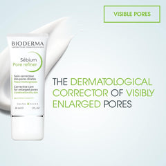 Genuine Bioderma Sebium skin refiner 30mL gel cream FOR SENSITIVE OILY MIXED SKIN color-free alcohol-free paraben-free