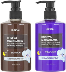 [Japanese Shampoo and Conditioner] KUNDAL/BT21/Hair Care Limited Set Kundal H M Shampoo 300ml   Treatment 300ml (White Musk Scent) 2 pieces assorted