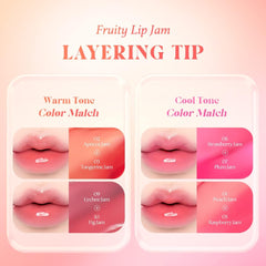 dasique "Official" Daisique Fruity Lip Jam Daisy Clip Jam/Lip Jam/Single Item/Lip Balm/Color Lip Balm (03 Tangerine Jam)