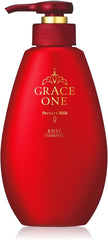 KOSE Grace One Concentrated Liquid (Moisturizing Liquid) Refill 200ml + 1 Nasal Plug Pack Bonus Included