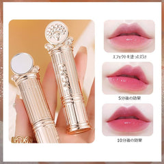 Flower Jelly Lipstick Set Temperature Change Moisturizer Long-term Nutritious Balm Magic Color Change Lip Gloss #01 Blue Wizard