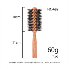 Sanby Industries HC (Large HC-482) Roll Brush, Boar Hair + Pig Bristle, Made in Japan