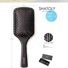 shatri black paddle brush