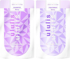 [Japanese Shampoo and Conditioner] ululis Moisturizing Blue Water Conch Moist Shampoo Treatment Refill Set