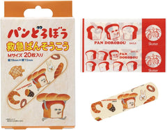 Skater first-aid adhesive plaster bread thief Medium size 20 sheets Bandage made in Japan QQB1-A