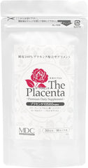 [Japanese Sports Supplements] MDC Metabolic The Placenta (30 servings / 90 capsules) 100% pure premium placenta (10560mg in 3 capsules) Domestic SPF pig beauty supplement Easy to swallow soft capsules