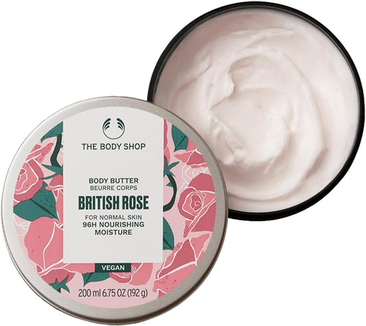 The Body Shop Body Butter, British Rose, 7.8 fl oz (200 ml)