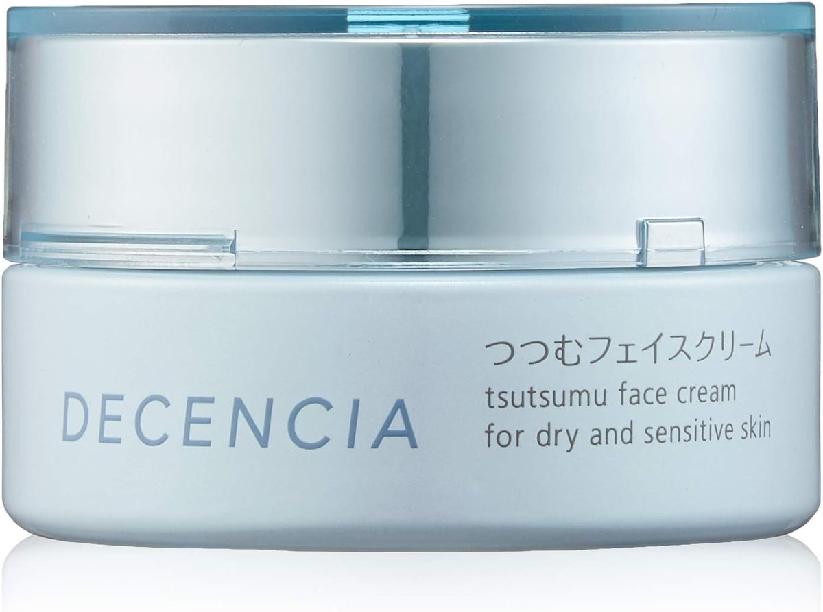 DECENCIA Tsutsumu Face Cream Moist Type (Moisturizing Cream / 30g) Cream for Sensitive Skin Ceramide Stratum Care (High Moisturizing/Rough Skin/Barrier Function) Skin Care Sensitive Skin Dry Skin Christmas Gift