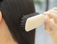 Hair Brush, Boar Bristle, Anti-Static, Natural Shiny and Shiny for Hair, Large Size, 17030M