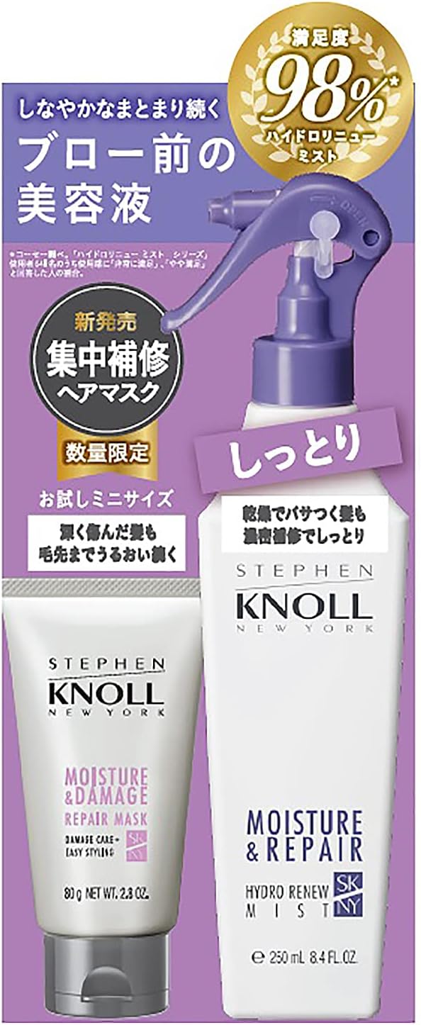 [Japanese Moisturizing] STEPHEN KNOLL Hydro Renew Mist Moisture Repair (Refill) Treatment Colorless 230ml (x 1)