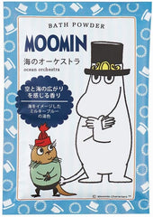 35g Moomin Bath Powder (Mokemono Jam) 12pcs (white turbidity type bath fee) Made in Japan Sweet and sour moss scent moomin)