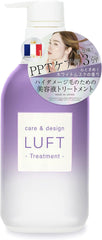 [Japanese Shampoo and Conditioner] LUFT Shampoo   Treatment (Moisturizing type) 500mL each (large capacity) Exclusive to beauty salons PPT Amino acid Non-silicone Dense foam (Set)