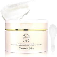 (Nanoa) NANOA Cleansing Balm Dr. HUMAN STEM CELL MAKEUP REMOVAL CAVITY Makeup Remover W No need to wash your face pore blackening care jojoba oil argan oil Additive-free 80g (1)