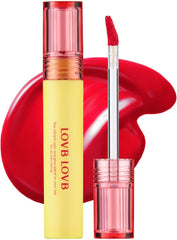 LOVB LOVB (Love) pudding grottint Korean cosmetics are hard to remove plump lip long-lasting tint moisture base glossiness Yebe Spring 4g(x1) (01 Redberry)