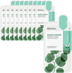 Mediheel Essential Mask (10P) / MEDIHEAL Essential Mask 10 sheets (collagen) vital hydration Vegan Jeju ginseng