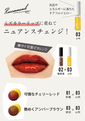 ade tokyo Additive-free Shiage Lip Gloss Plump, Moisturizing, Shiny (03 Yamabuki)