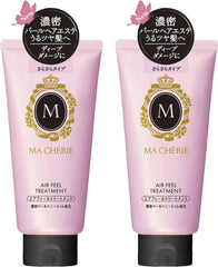 [Japanese Shampoo and Conditioner] Bulk Purchase MACHERIE Air Feel Shampoo Pump + Conditioner Pump (Smooth and Smooth) Set 450ml x 2 2 Assorted