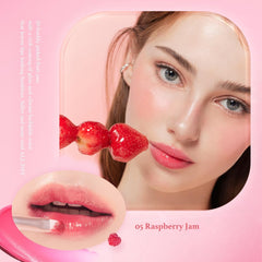 dasique "Official" Daisique Fruity Lip Jam Daisy Clip Jam/Lip Jam/Single Item/Lip Balm/Color Lip Balm (03 Tangerine Jam)