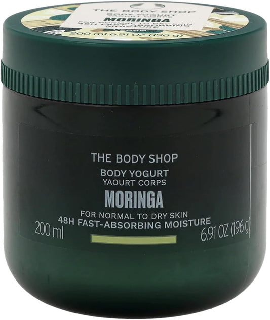 The Body Shop 2686462 Body Yogurt, Moringa, 6.8 fl oz (200 ml)