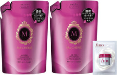 [Japanese Shampoo and Conditioner] Bulk Purchase MACHERIE Air Feel Shampoo Pump + Conditioner Pump (Smooth and Smooth) Set 450ml x 2 2 Assorted