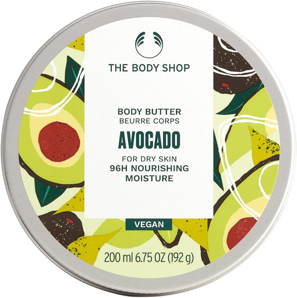 The Body Shop Official Body Butter, Avocado, 6.8 fl oz (200 ml)