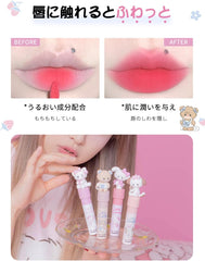 Flortte Lip Tint Matte Lip Moisturizing Lipstick Matte Lip Balm Mousse Mud Texture Moisturizing Lipstick High Color Non-fading Lip Gloss Long Lasting Popular Chinese Cosmetics 4 Colors 2.3g (01)