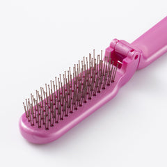 Kai Pro Style Hair Care Brush Soft (Pink) Folding