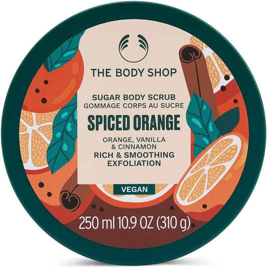 The Body Shop Official Body Scrub, Spiced ORG, 8.5 fl oz (250 ml)