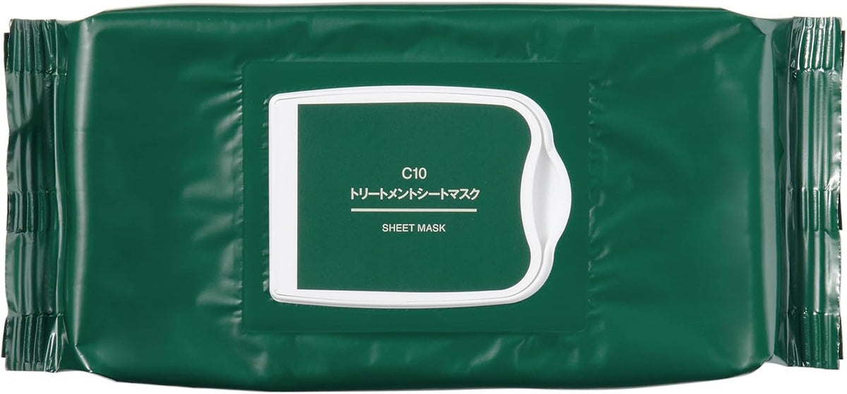 MUJI OAN68A3S C10 Treatment Sheet Mask, 4.5 fl oz (139 ml), Pack of 14