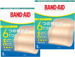 BAND-AID First Aid Bandage, Comfort Plus, Jumbo LL, 5 Sheets x 2