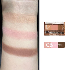 [Japanese Eyebrow] Cezanne Nose   Eyebrow Powder 05 Coral Brown Eyebrow Powder Nose Shadow One (1) with brush