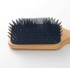 MUJI 82575149 Beech Wood Scalp Care Brush, Total Length 9.3 inches (23.5 cm)