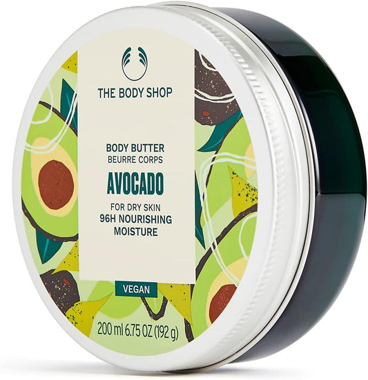 The Body Shop Official Body Butter, Avocado, 6.8 fl oz (200 ml)