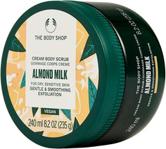 The Body Shop Official Body Scrub AM (Scent: Almond Milk), 8.5 fl oz (250 ml)